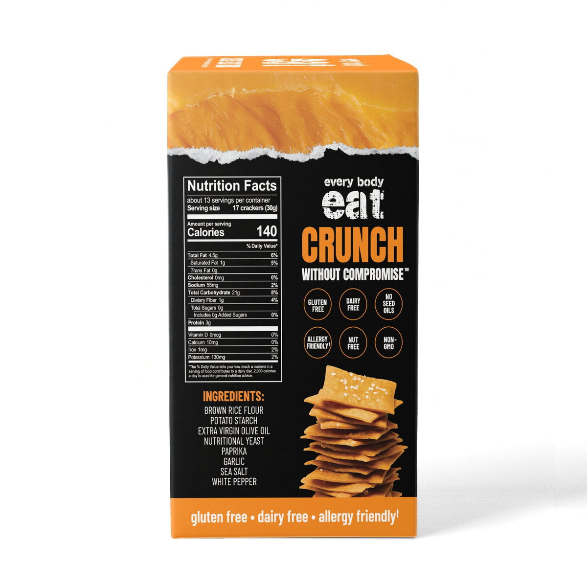 Every Body Eat® Cheese-Less Thins Crackers, 14 oz.