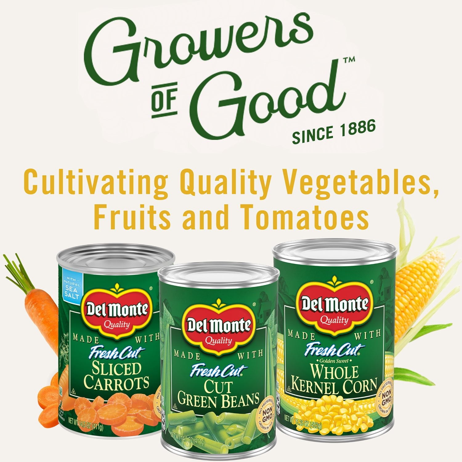 Del Monte Golden Sweet Whole Kernel Corn, 15.25 oz., 8 pk.