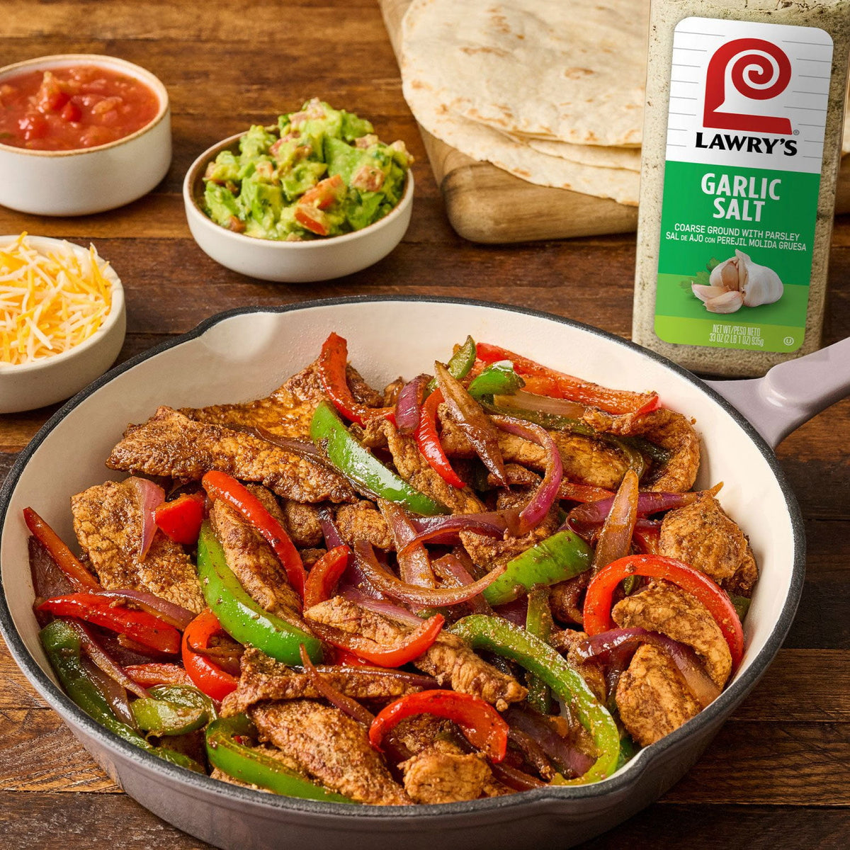 Lawry's Coarse Ground Garlic Salt with Parsley 33 oz.