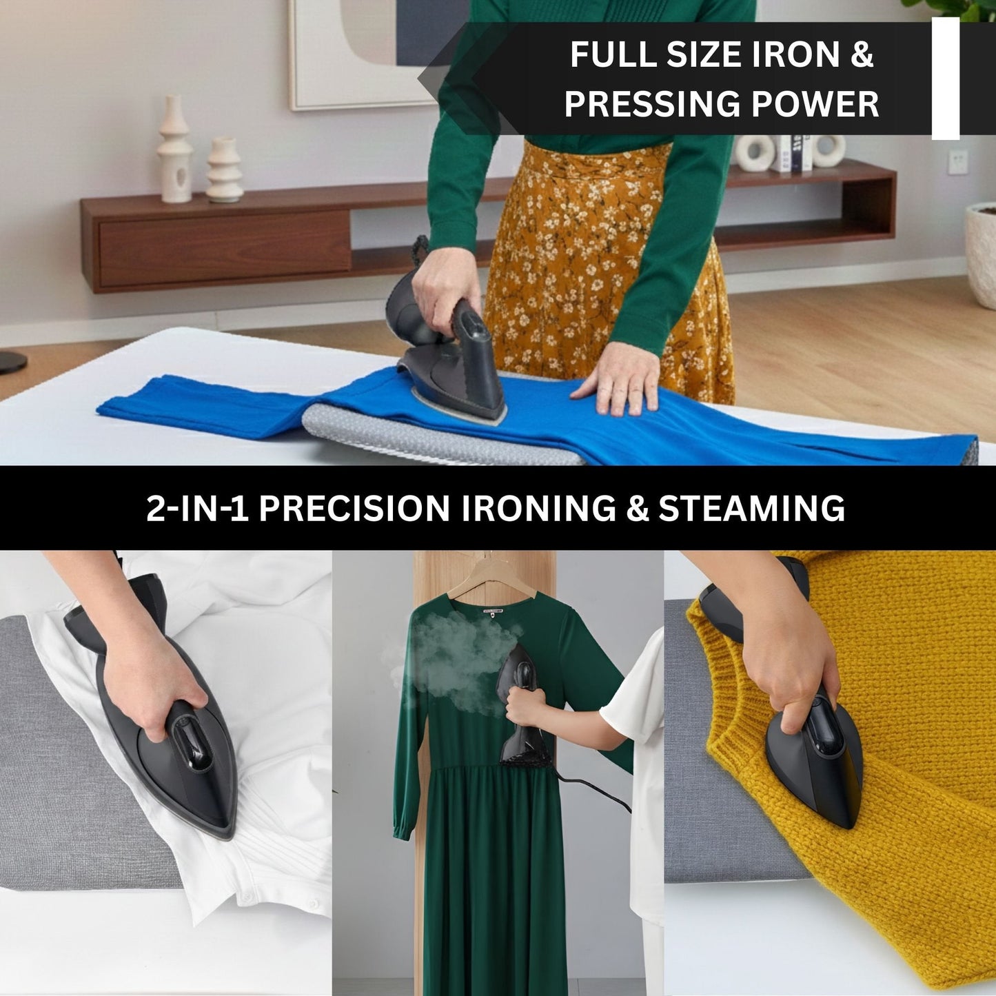 True & Tidy DuoPress XL Iron & Steamer