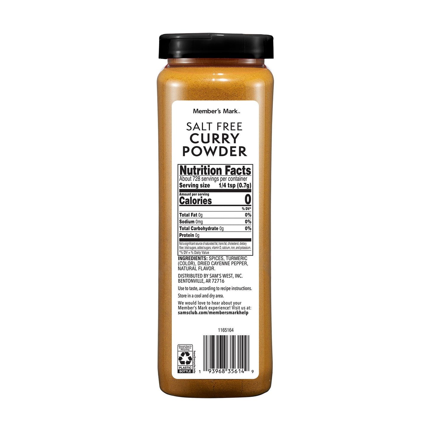Member's Mark Salt-Free Curry Powder, 18 oz.
