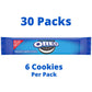 OREO Chocolate Sandwich Cookies, 2.4 oz., 30 pk.