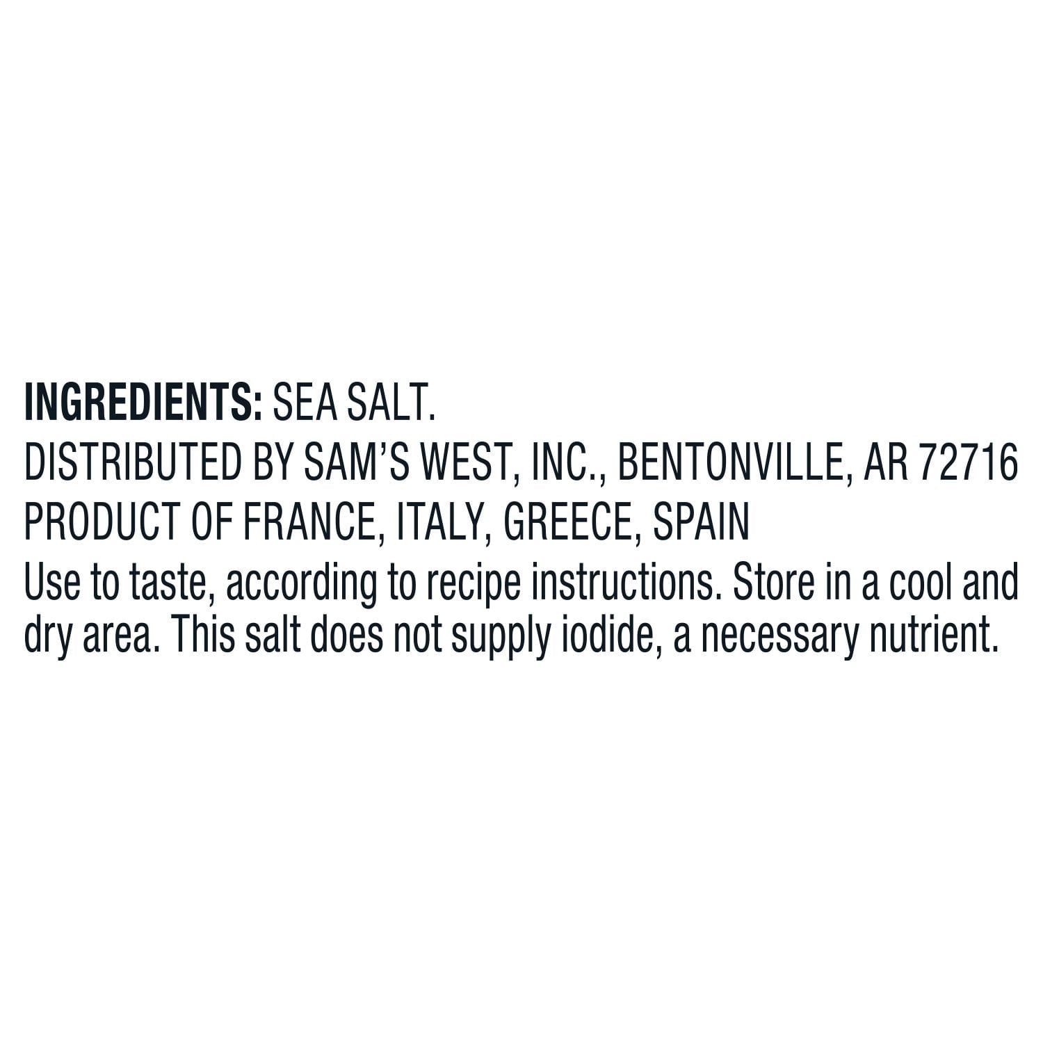 Member's Mark Mediterranean Sea Salt Grinder, 14.9 oz.