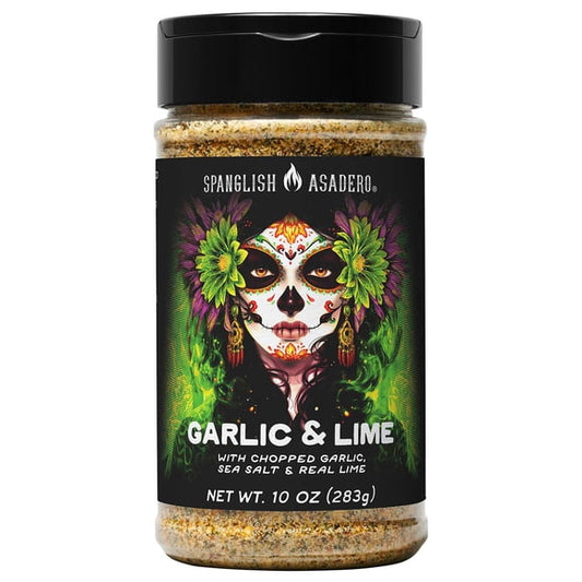 Spanglish Asadero Garlic & Lime Seasoning, 10 oz.