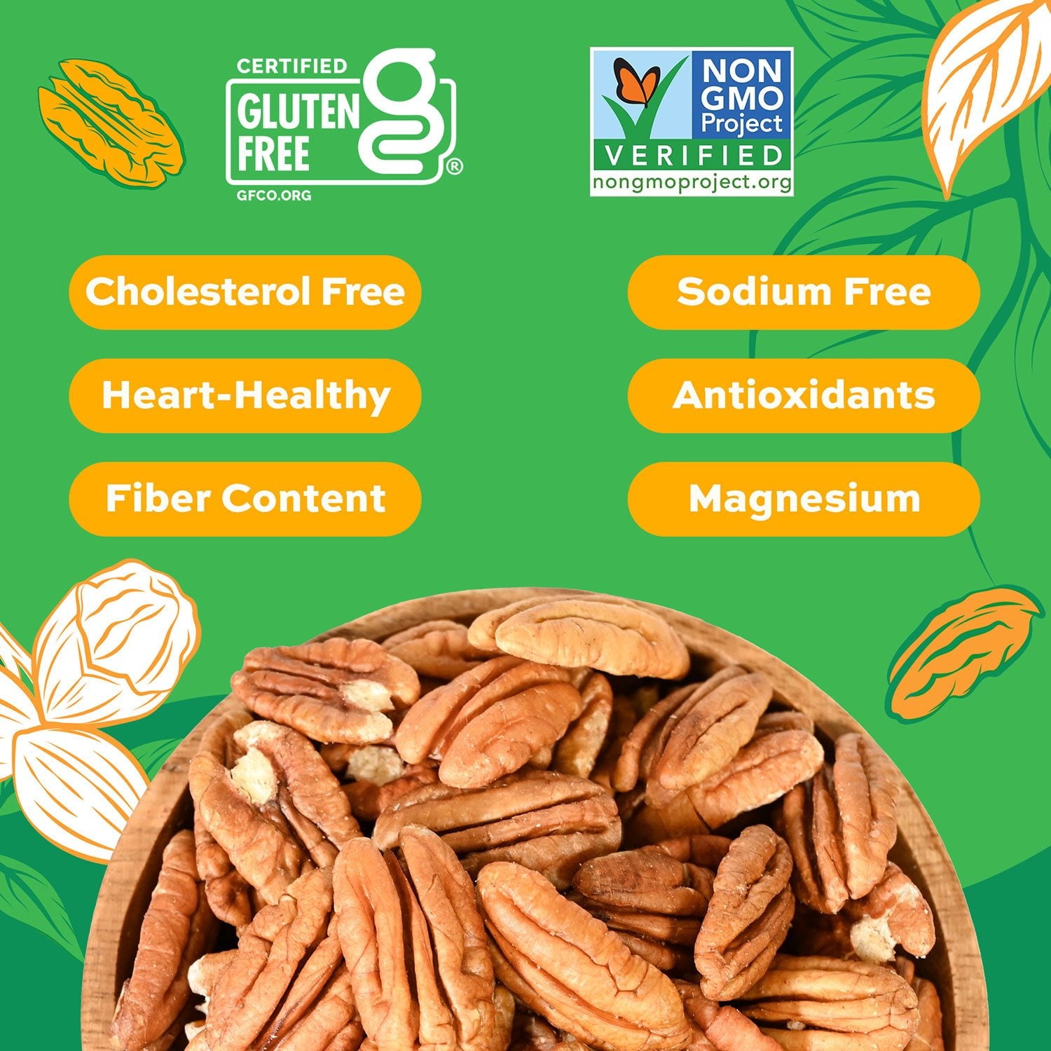 Member's Mark Natural Pecan Halves, 32 oz.