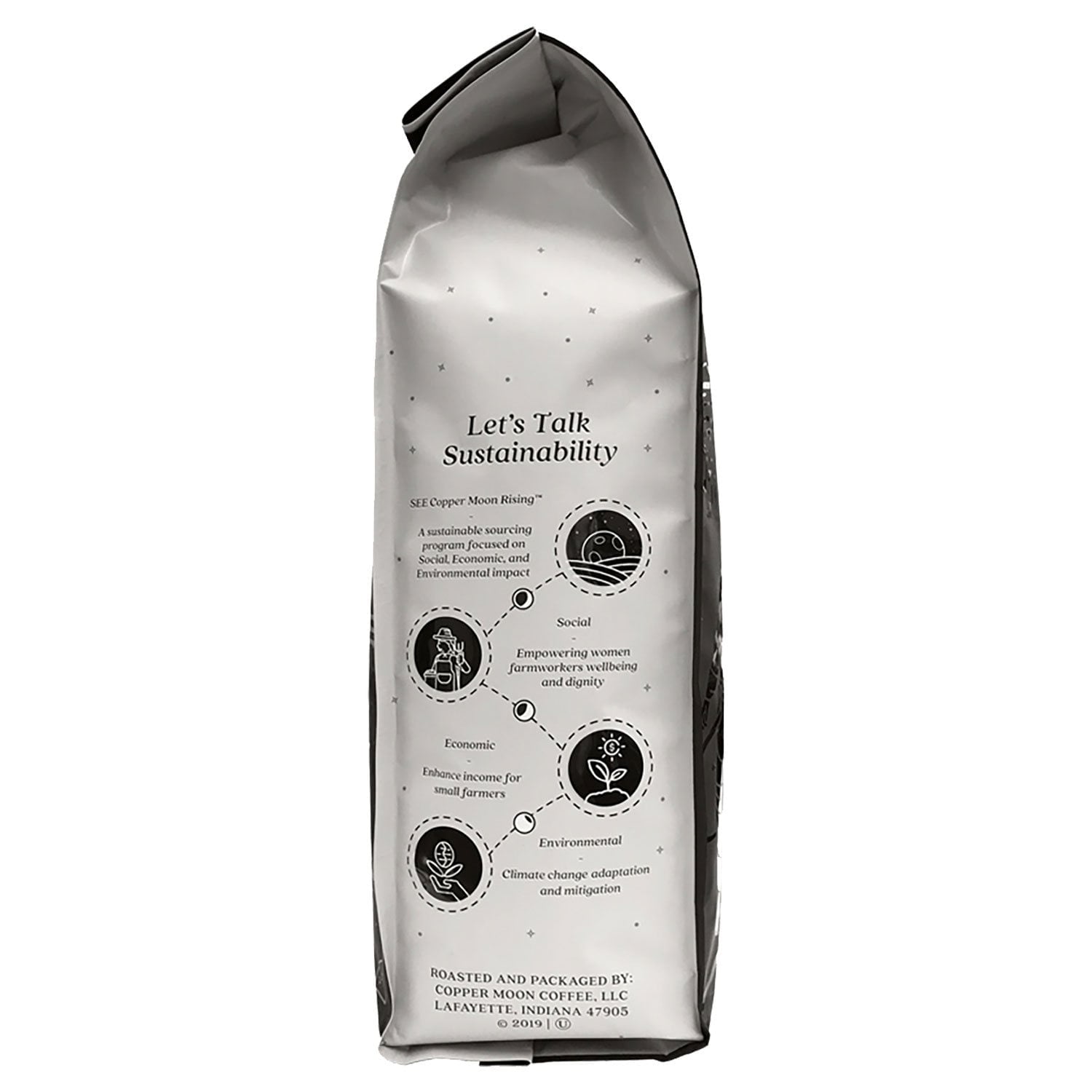 Copper Moon Coffee Medium Roast Whole Bean Coffee, Southern Pecan, 32 oz.