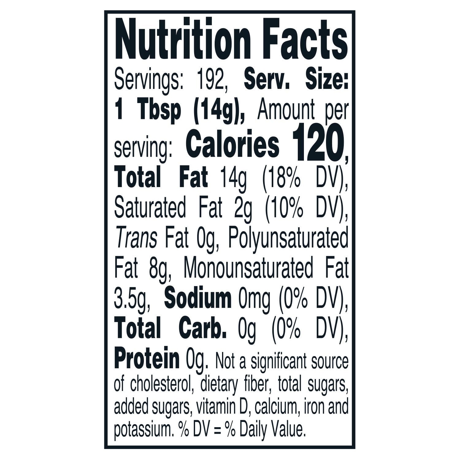 Member's Mark Vegetable Oil, 192 oz.