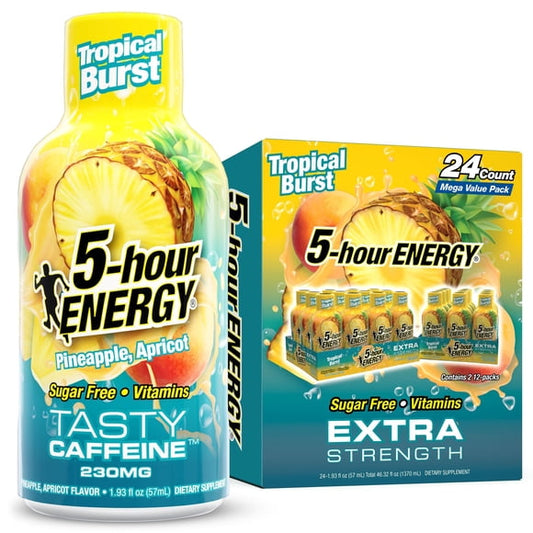 5-hour ENERGY Shot, Extra Strength, Tropical Burst 1.93 oz., 24 pk.
