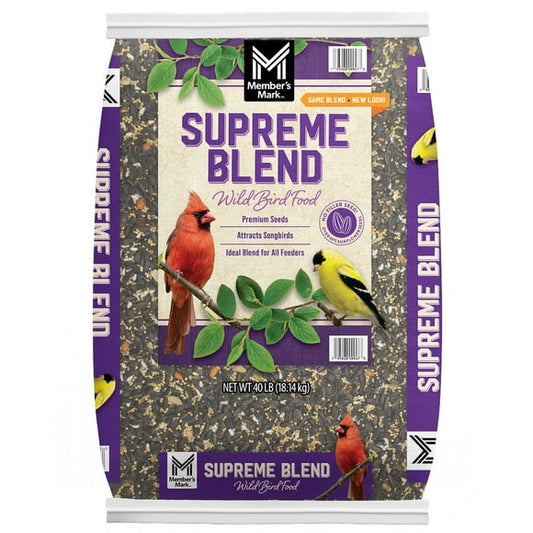 Member's Mark Supreme Blend Wild Bird Food 40 lbs.