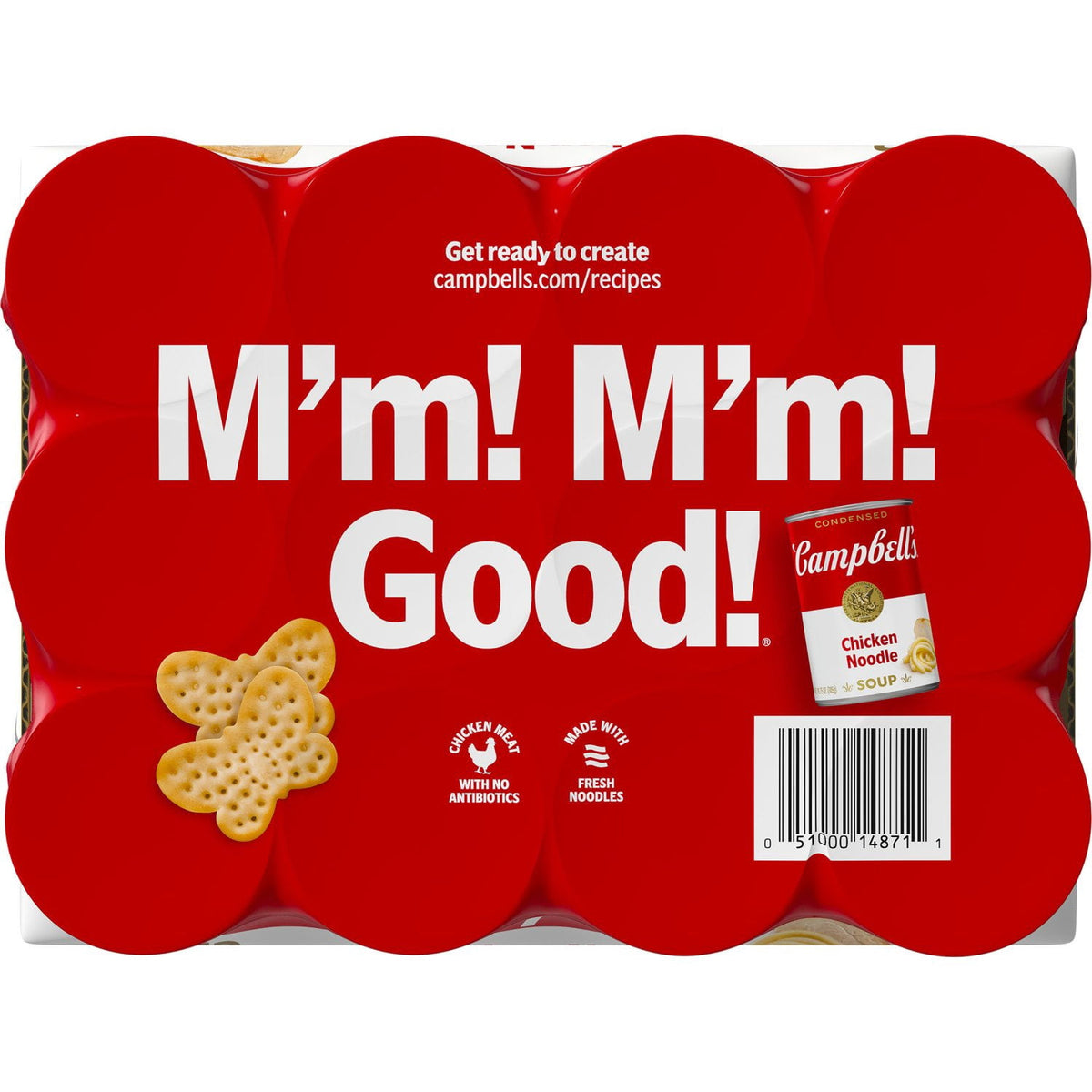 Campbell's Condensed Chicken Noodle Soup 10.75 oz., 12 ct.