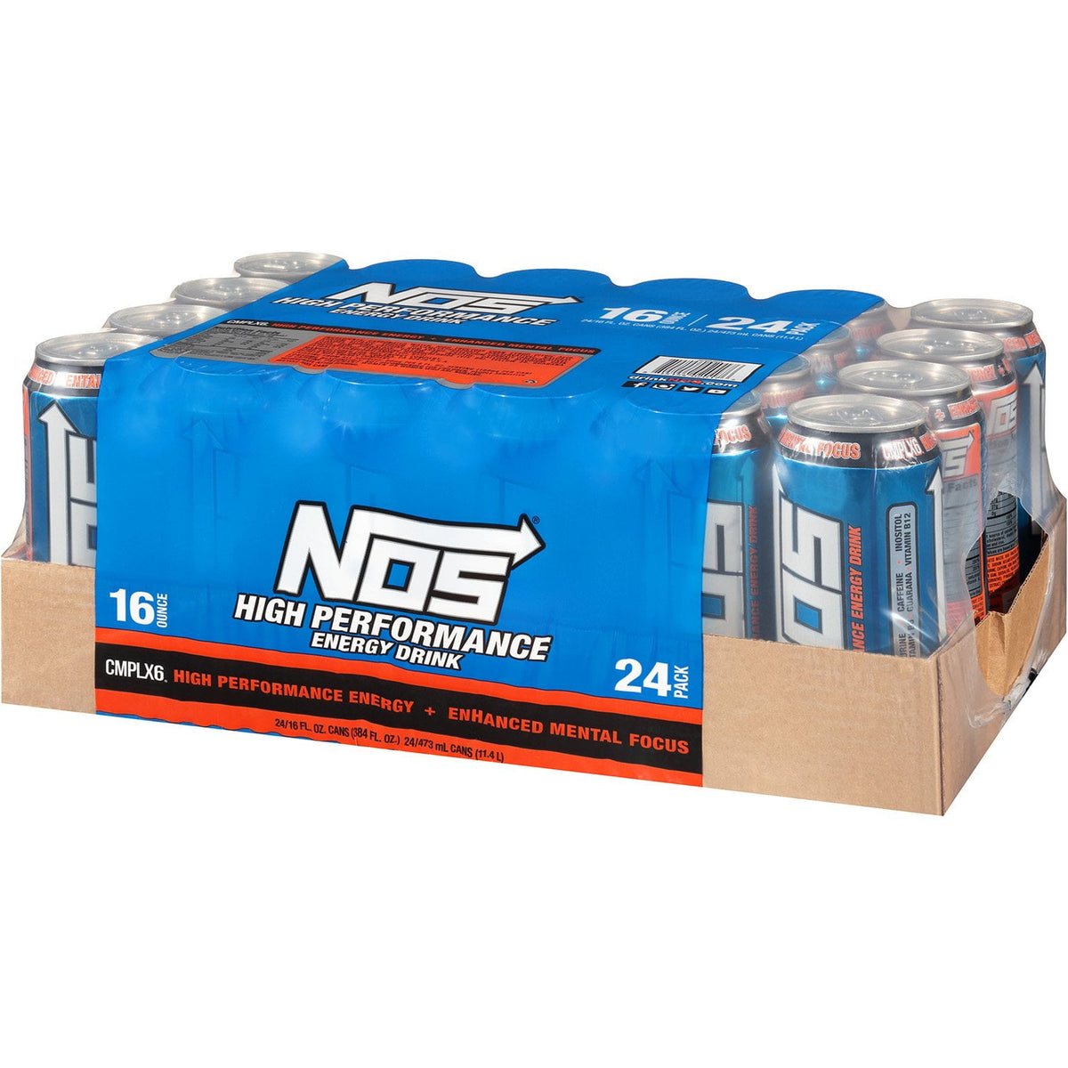 NOS High Performance Energy Drink, 16 fl. oz., 24 pk.