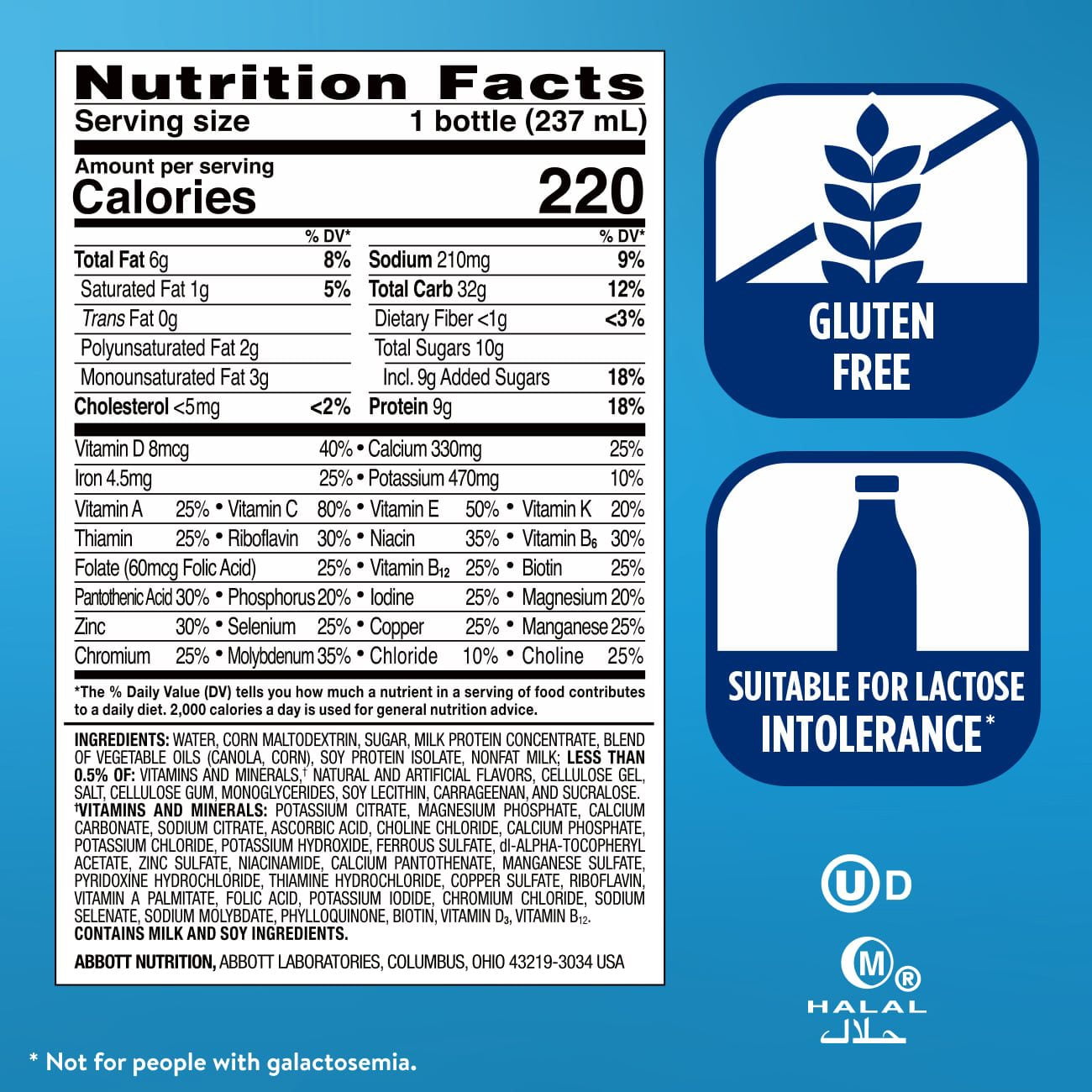 Ensure Original Nutrition Shake, Vanilla 8 fl. oz., 24 ct.
