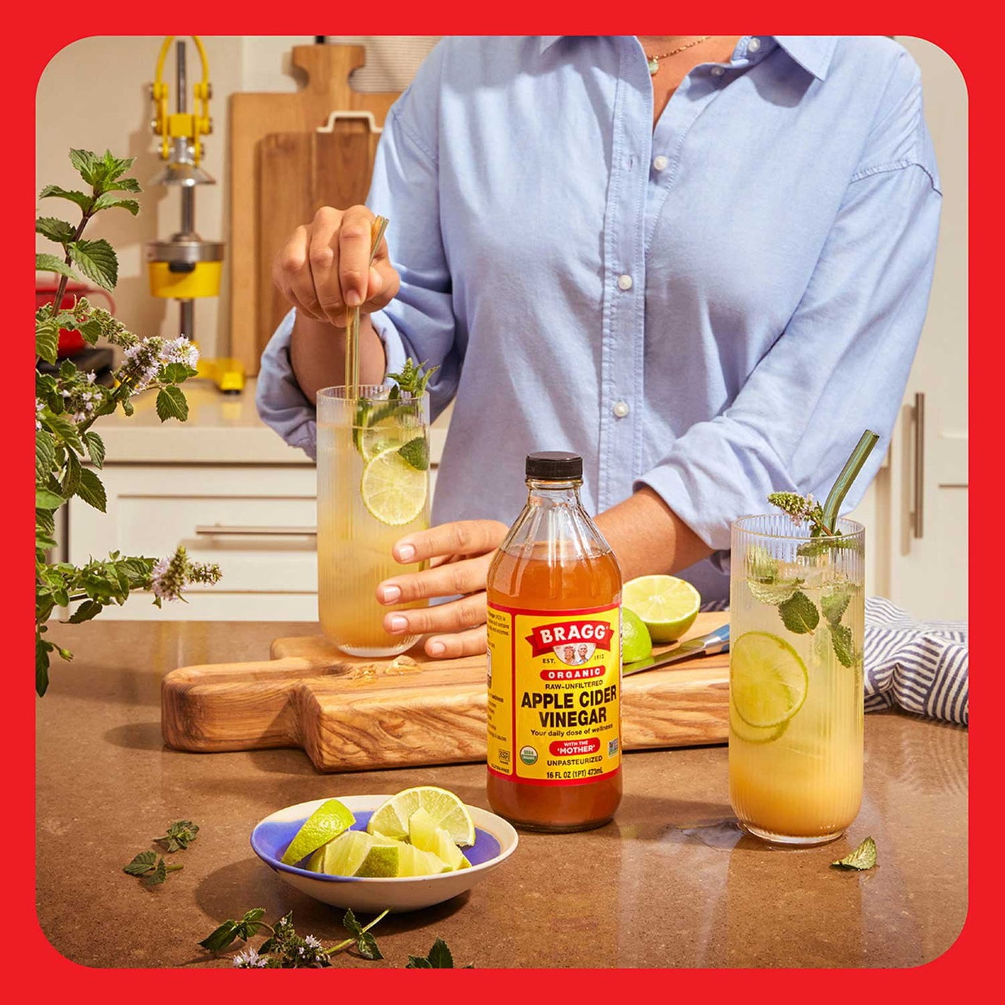 Bragg Organic Raw Unfiltered Apple Cider Vinegar, 128 fl. oz.