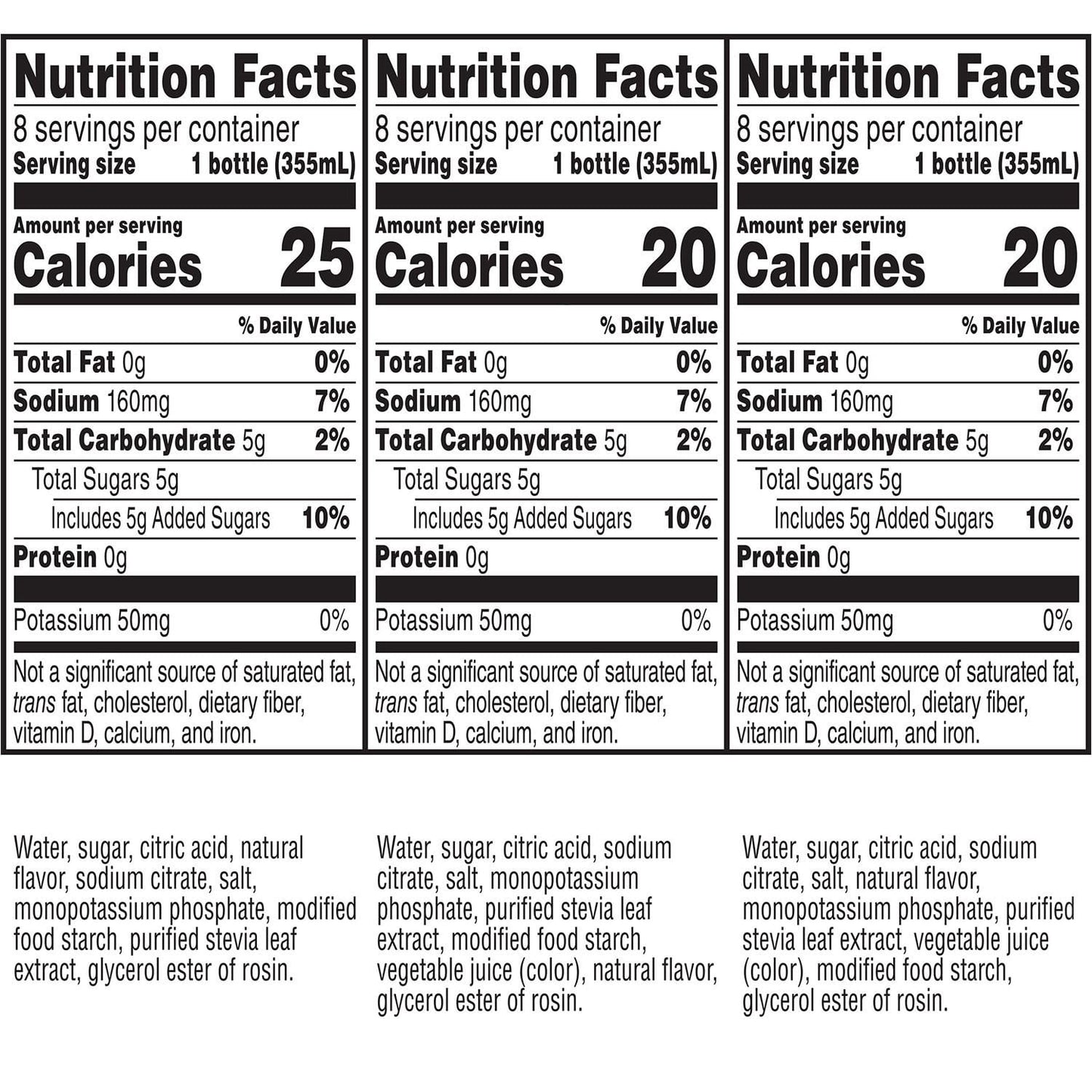 Gatorade Lower Sugar Electrolyte Beverage Variety pack, 12 fl. oz., 24 pk.