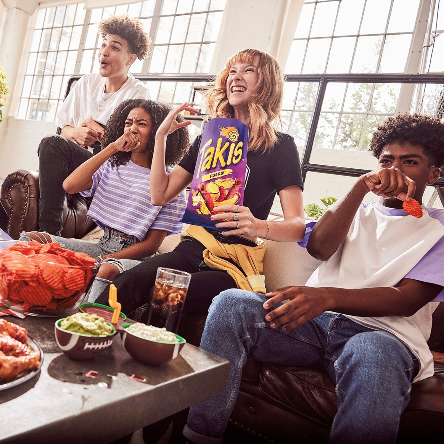 Takis Fuego Rolled Tortilla Chips, Party Size, 24.7 oz.