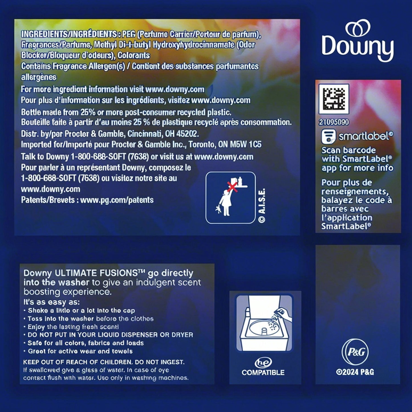 Downy Ultimate Fusions In-Wash Scent Booster Beads, Whimsical Wonder, 24.5 oz.