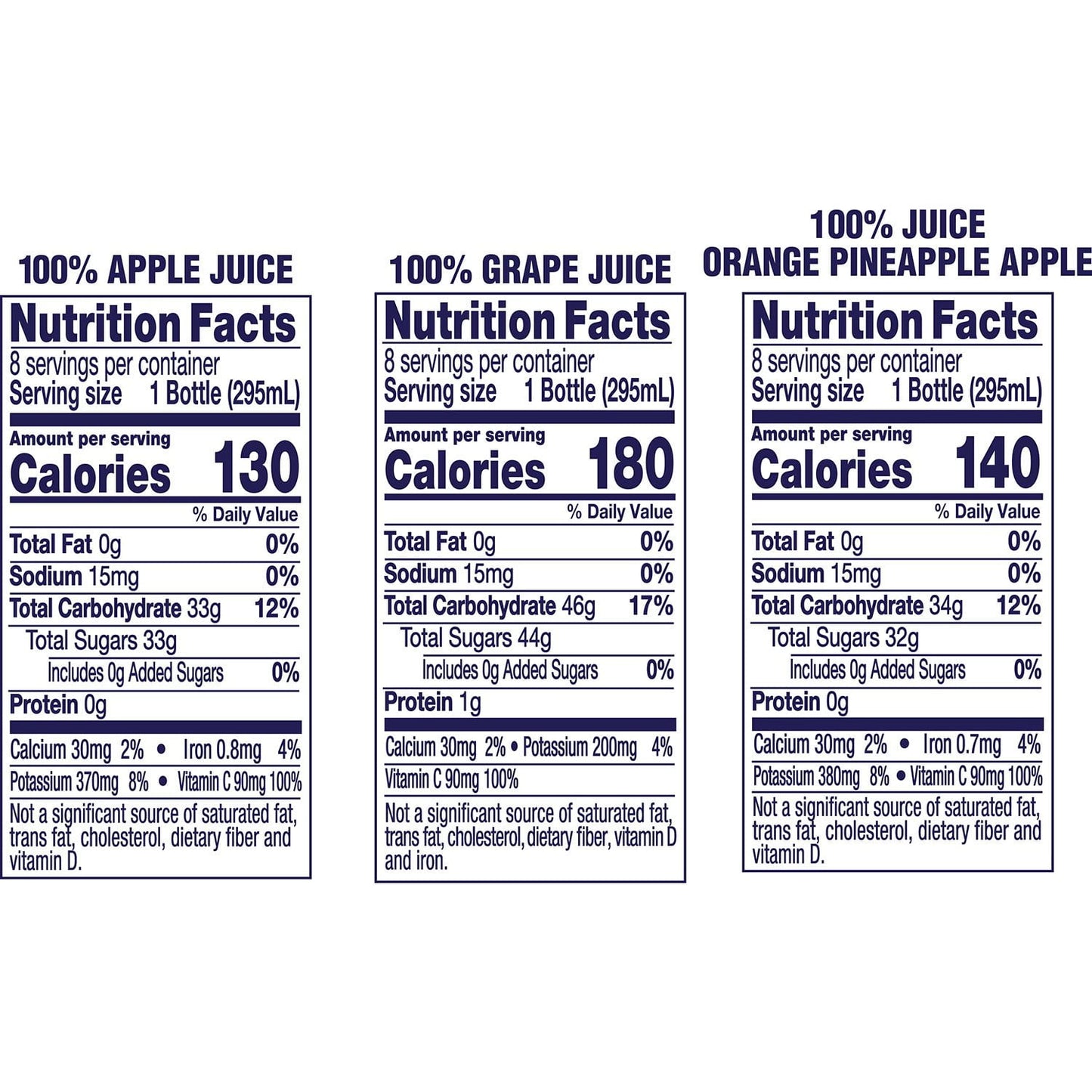 Welch's 100% Juice Variety Pack 10 fl. oz., 24 pk.