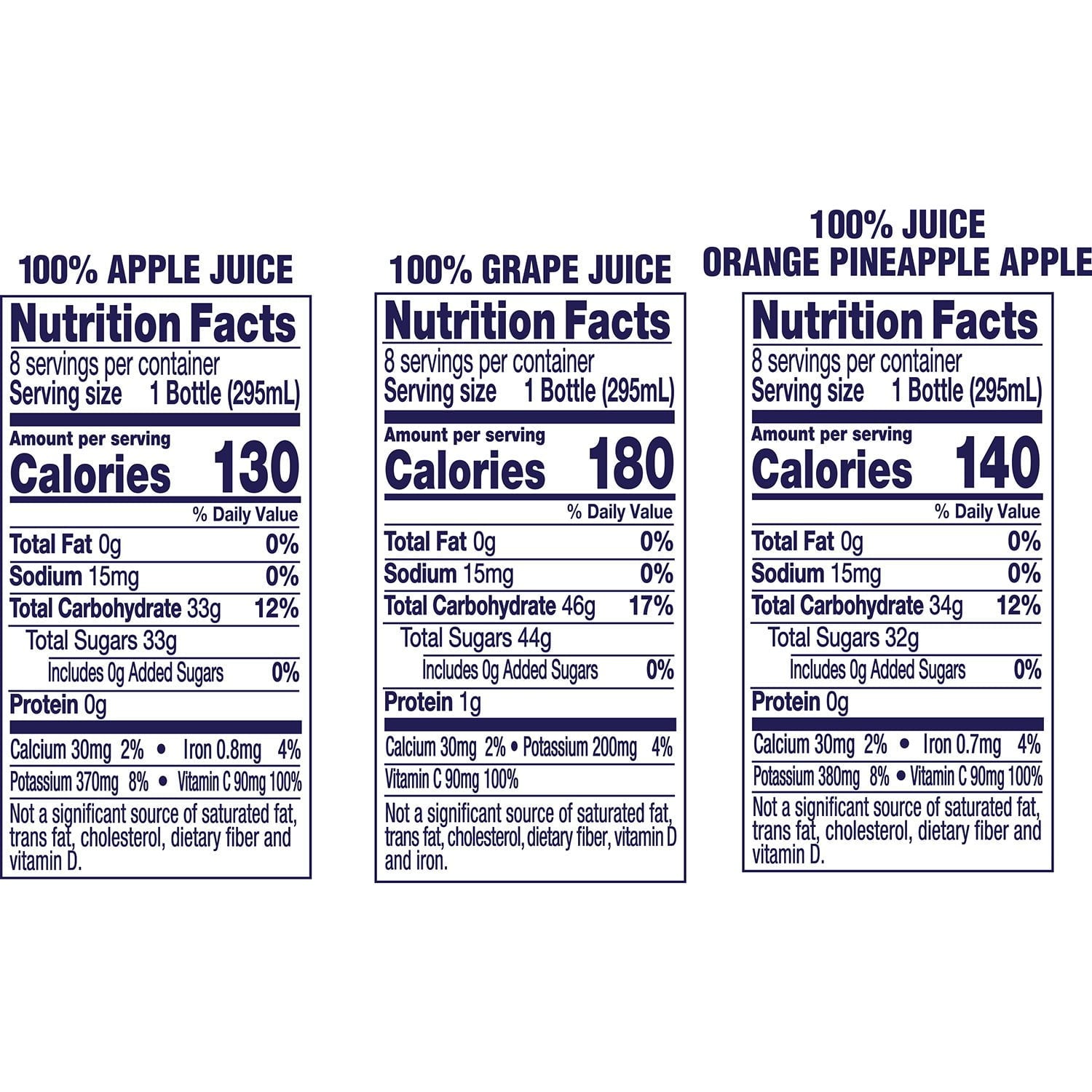 Welch's 100% Juice Variety Pack 10 fl. oz., 24 pk.