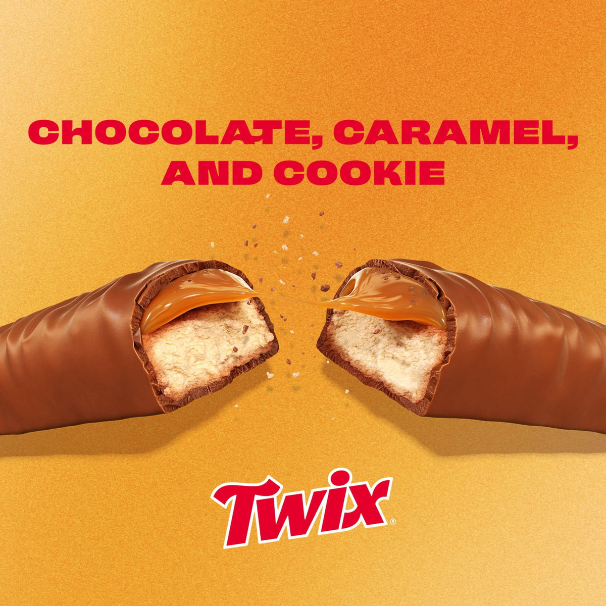 Twix Caramel Cookie Chocolate Candy Bars, Full Size, 1.79 oz., 36 pk.