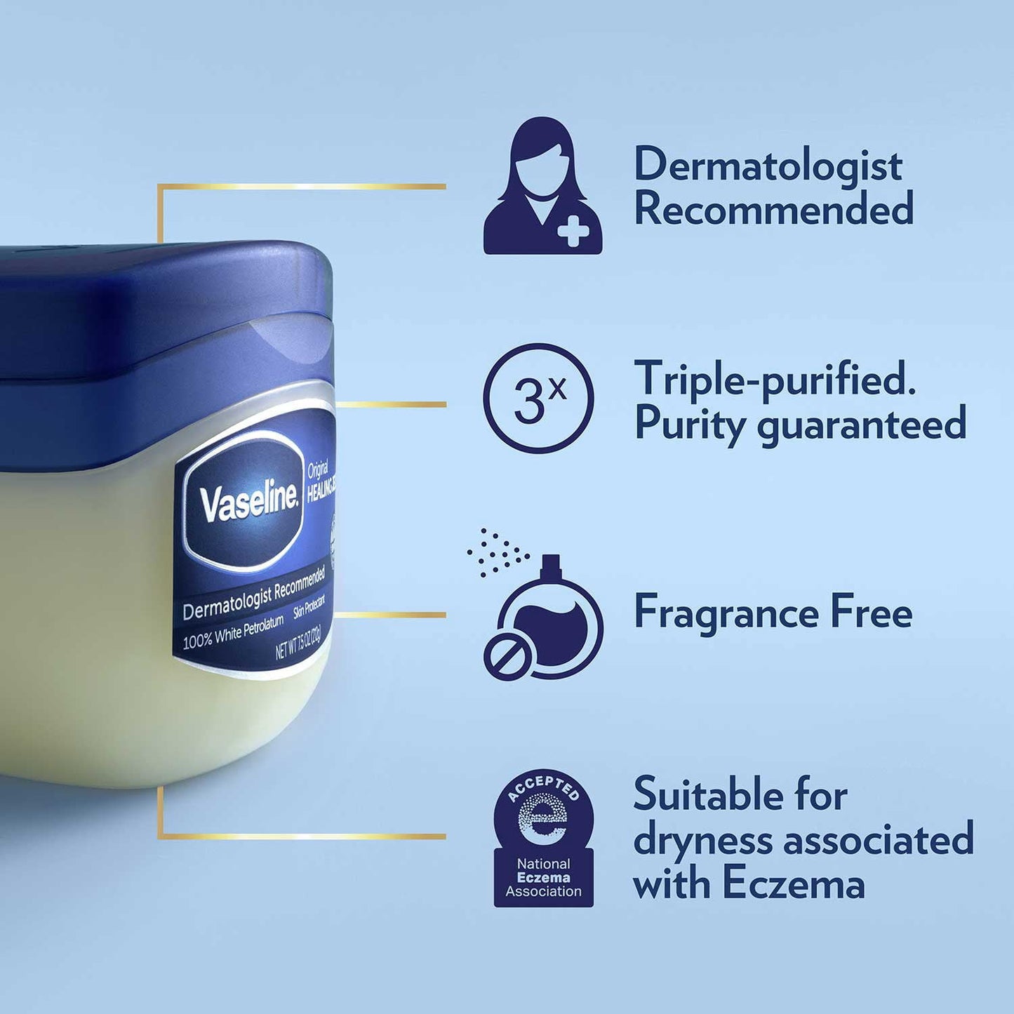 Vaseline Original Petroleum Jelly, 2 pk., 13 oz.