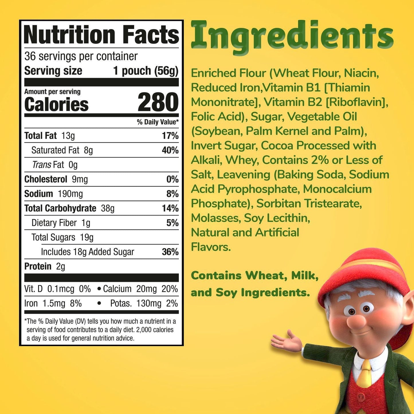 Keebler Mini Fudge Stripe Cookies, 2 oz., 36 ct.