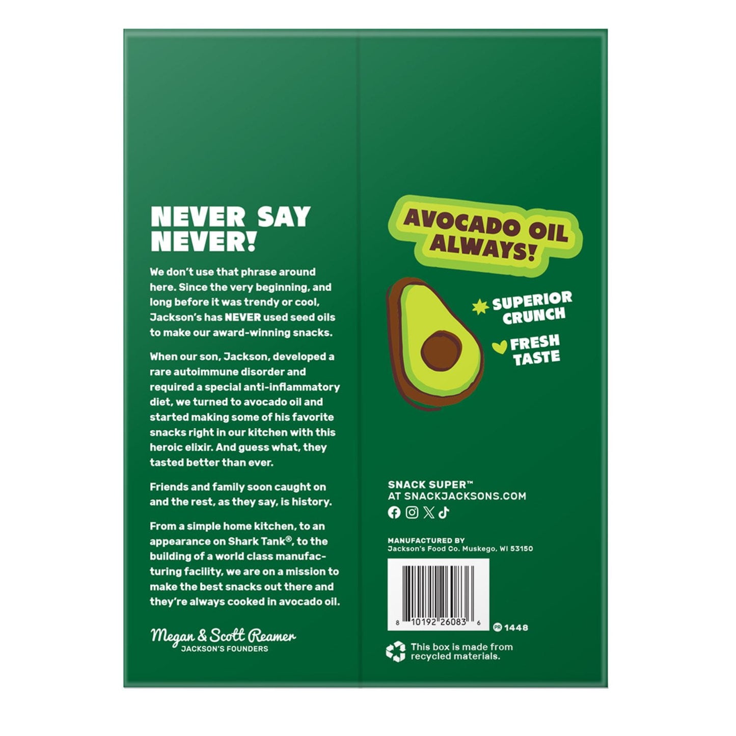 Jackson's Super Veggie Straws Variety Pack, 0.75 oz., 24 pk.
