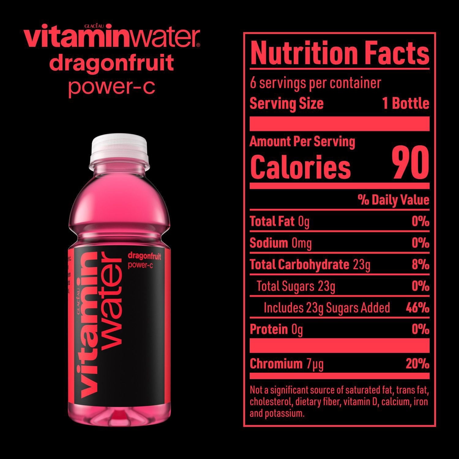 Glaceau Vitaminwater Variety Pack Nutrient Enhanced Water 16.9 fl. oz., 18 pk.