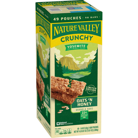 Nature Valley Oats 'n Honey Crunchy Granola Bars, 49 ct.