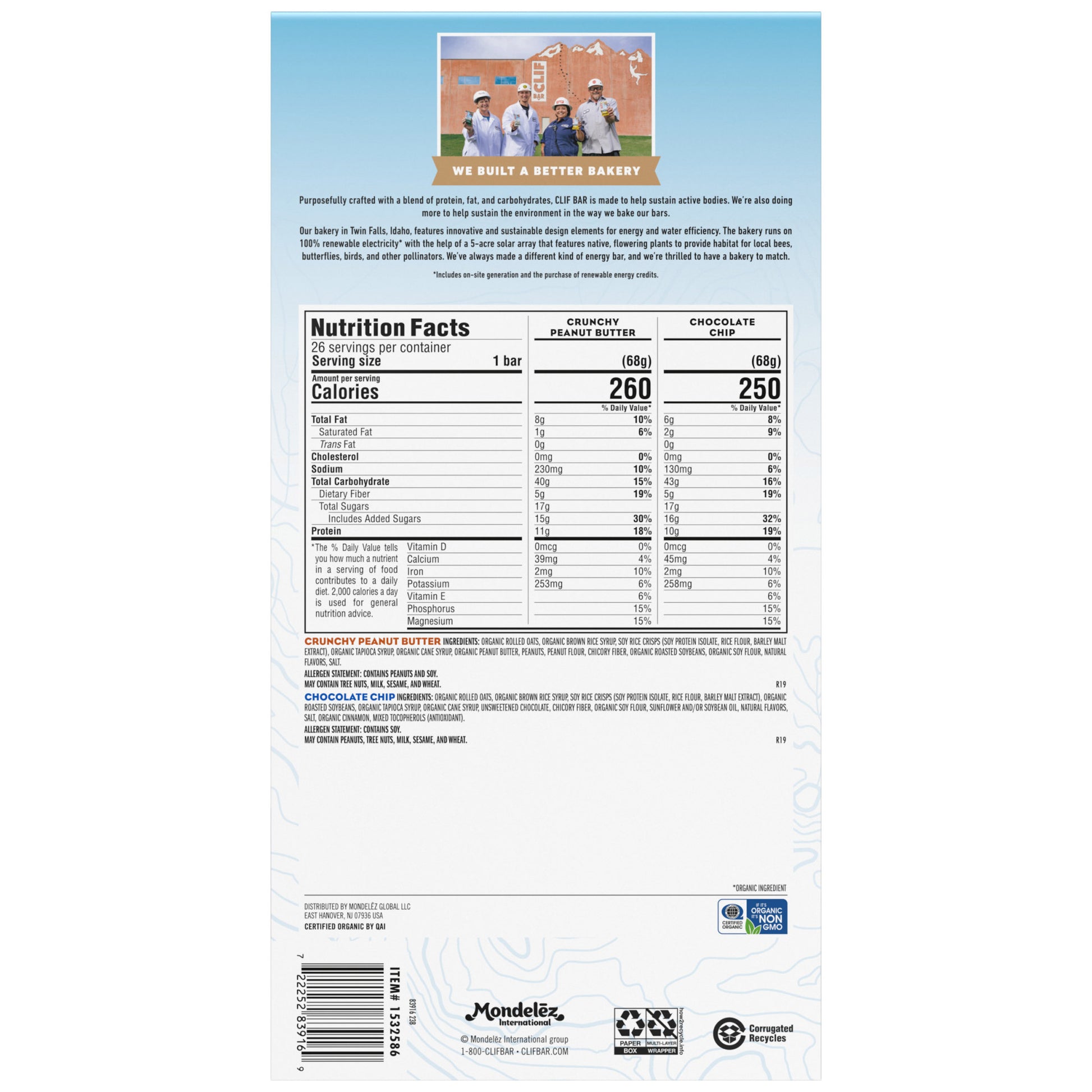 CLIF BAR VARIETY PACK 26/2.4 OZ