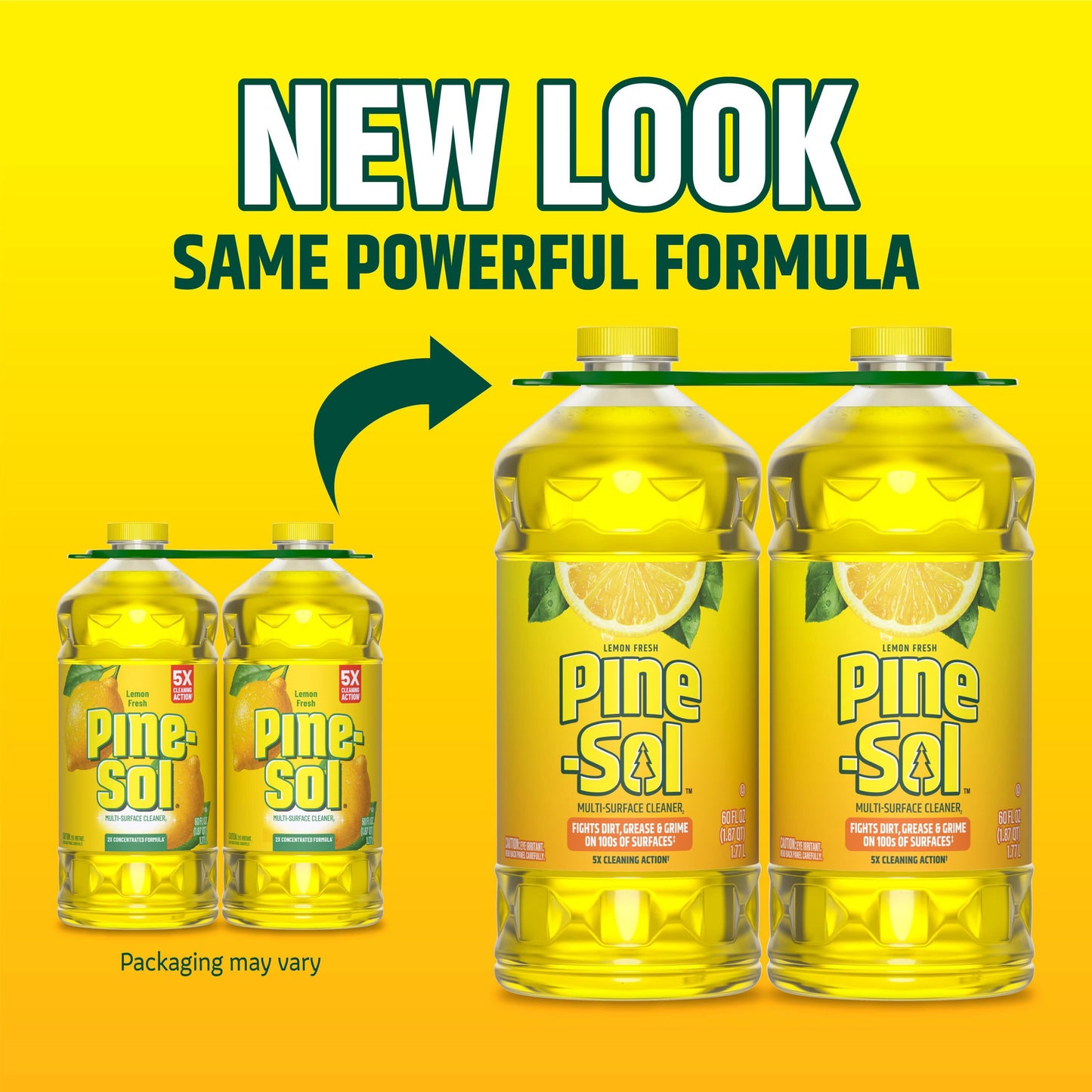 Pine-Sol Multi-Surface Cleaner, Lemon Scent, 2 ct., 120 fl. oz.