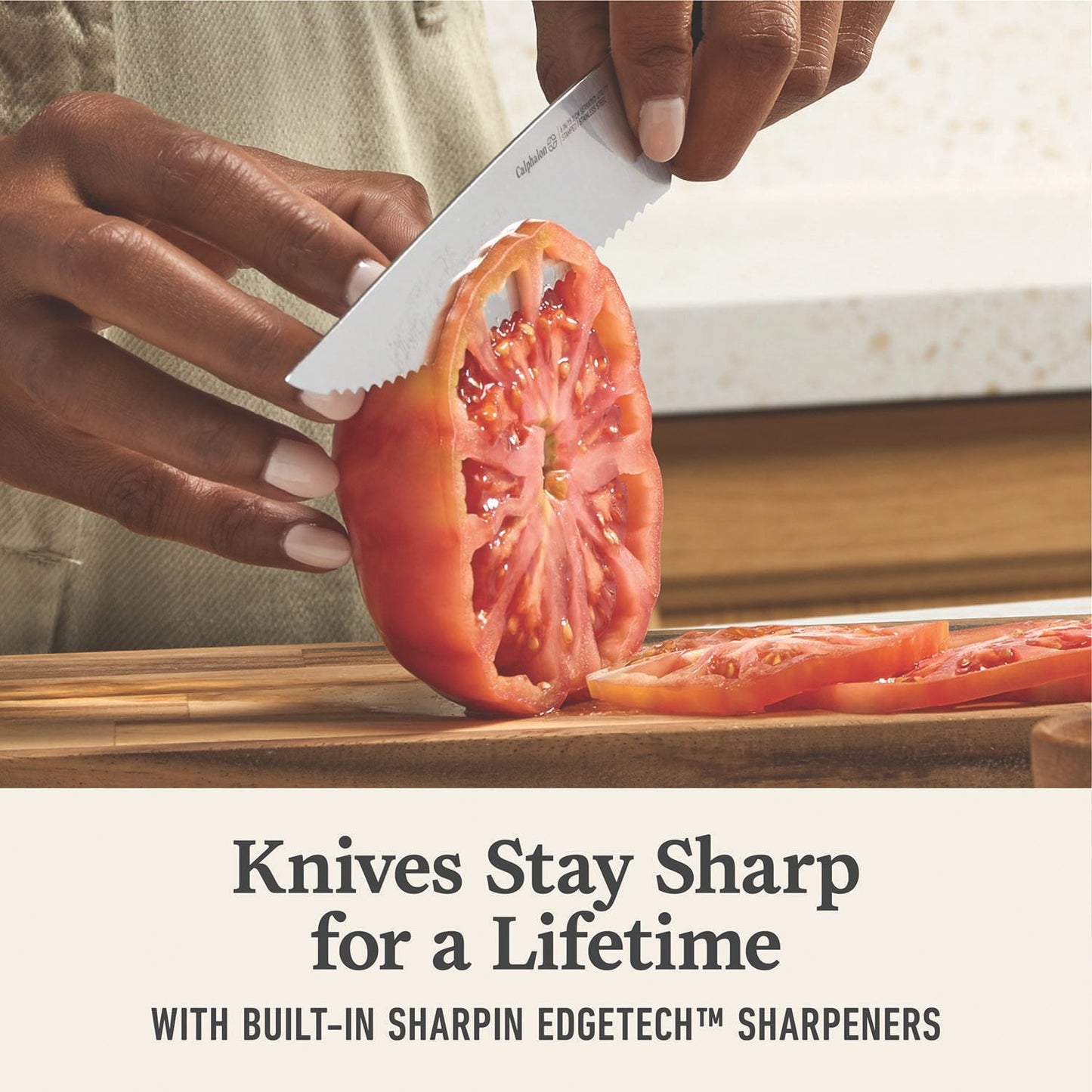Premier by Calphalon 15-Piece Knife Set with SharpIN Edgetech