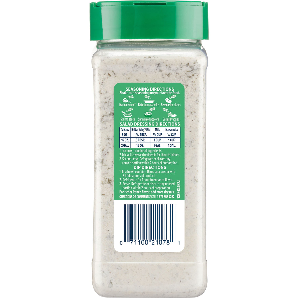Hidden Valley Original Ranch Salad Dressing and Seasoning Mix, 16 oz.