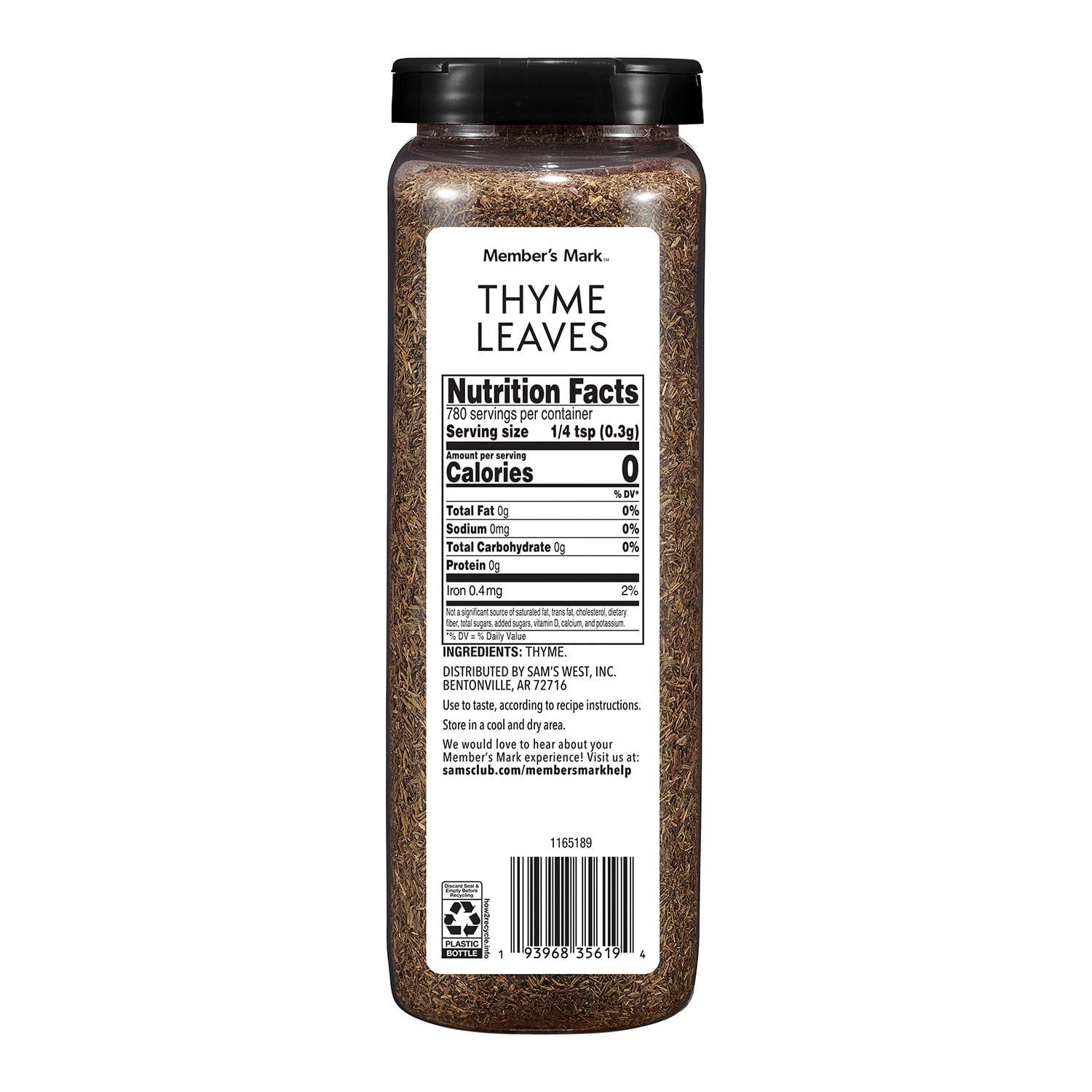 Member's Mark Thyme Leaves, 8.25 oz.