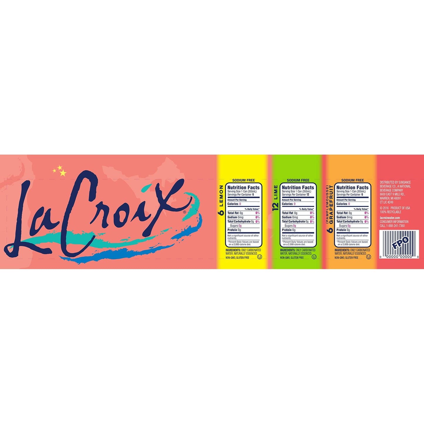 LaCroix Sparkling Water Variety Pack 12 fl. oz., 24 pk.