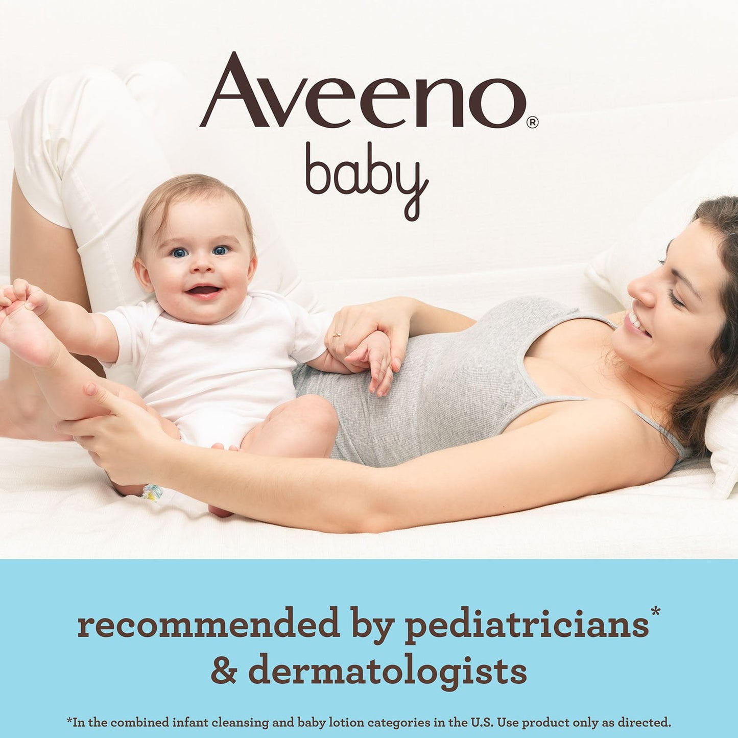 Aveeno Baby Daily Moisture Lotion with Pump, 24hr Protection, 18 fl. oz., 2 pk.