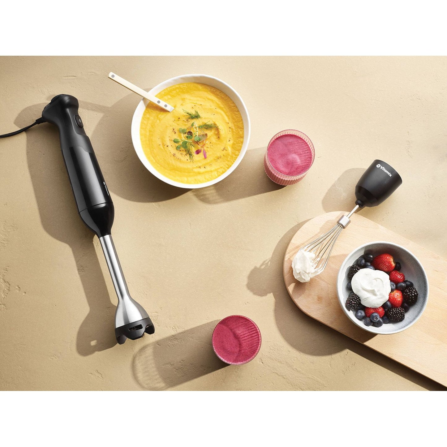 Vitamix 2-Speed Immersion Blender + Whisk Attachment