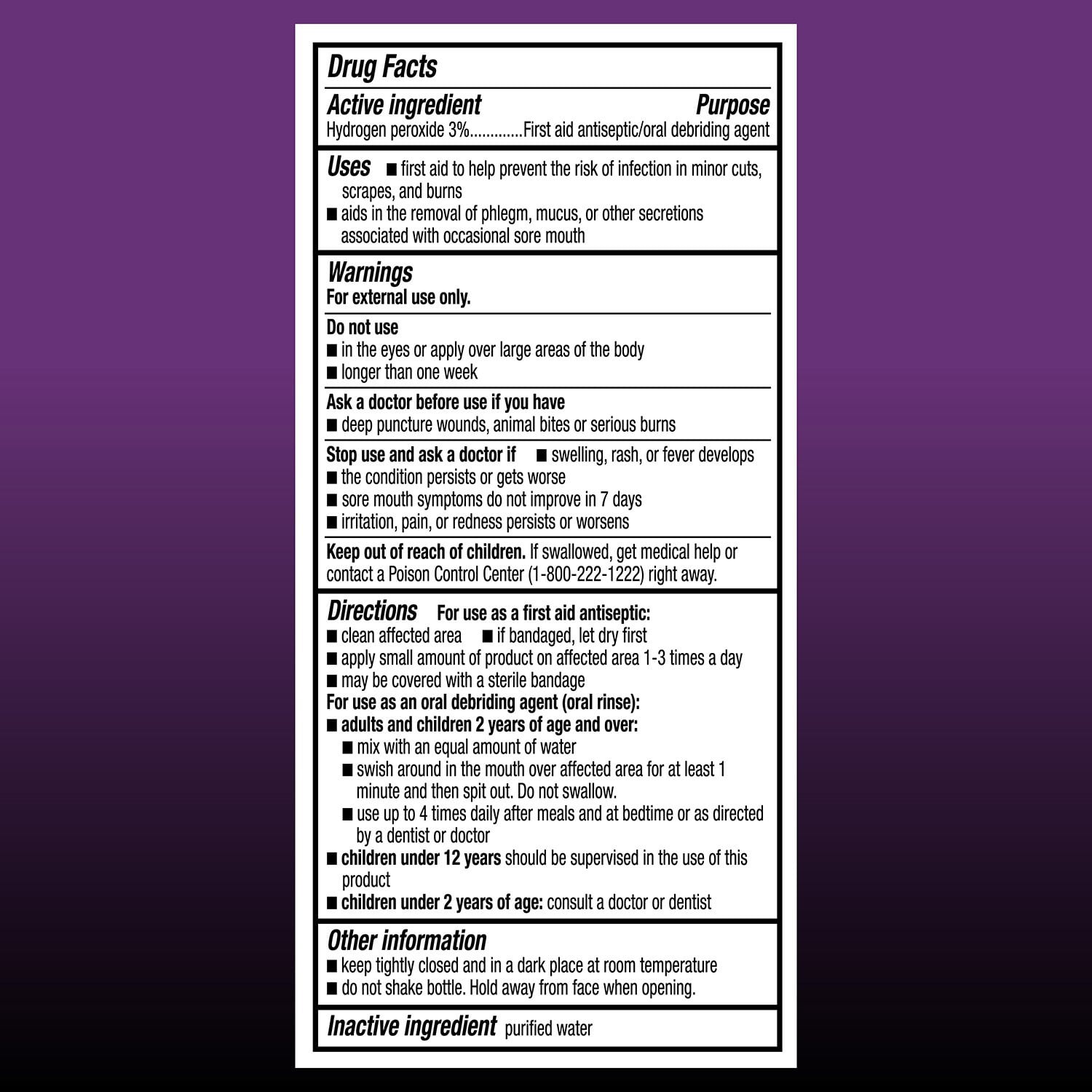 Member's Mark Hydrogen Peroxide 32 fl. oz, 2 pk.