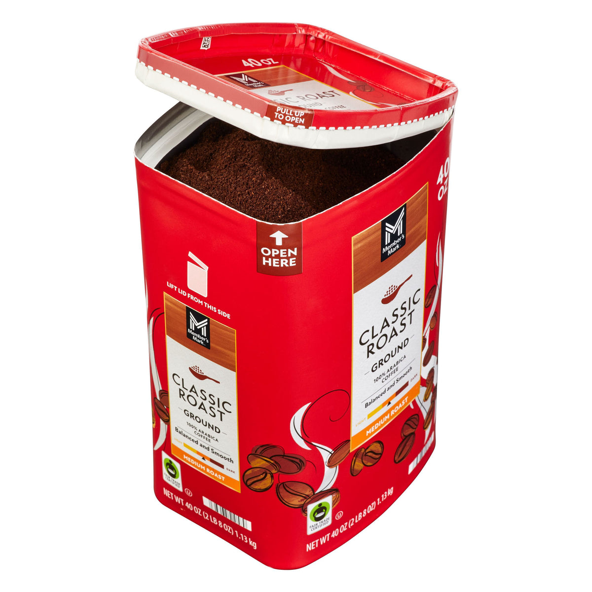 Member's Mark Classic Medium Roast Ground Coffee, 40 oz.