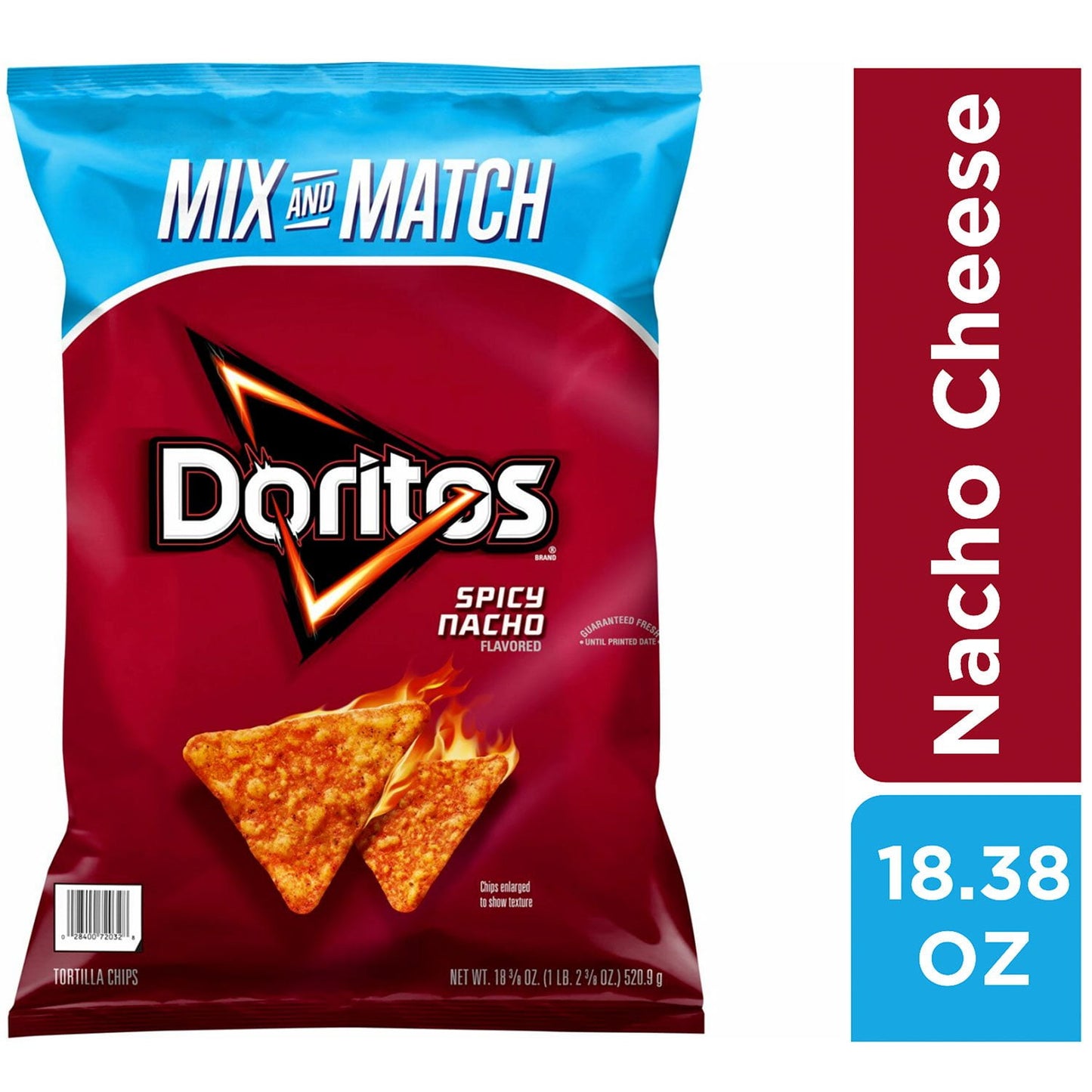 Doritos Spicy Nacho Tortilla Chips, 18.38 oz.