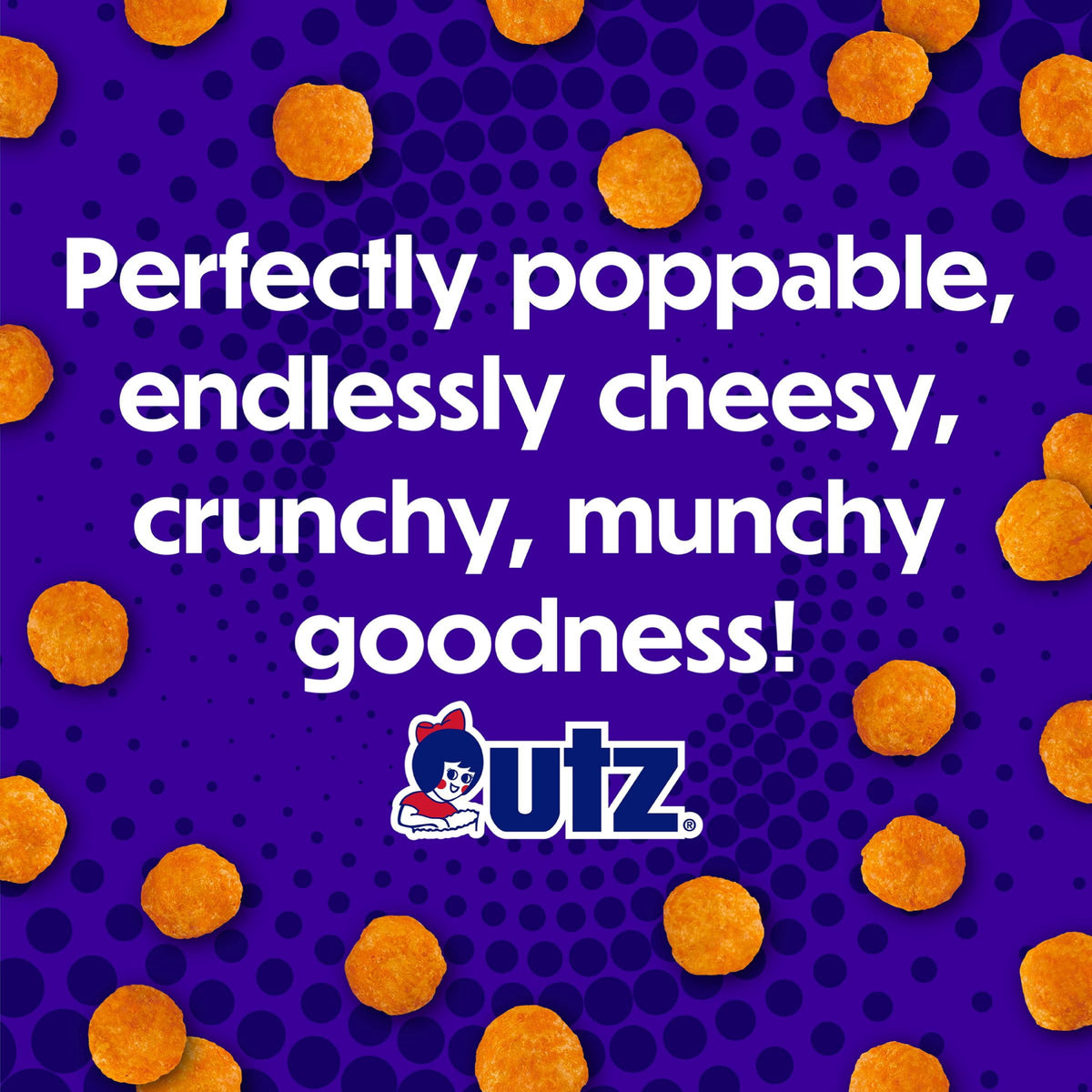 Utz Cheeseball Barrel, 28 oz.