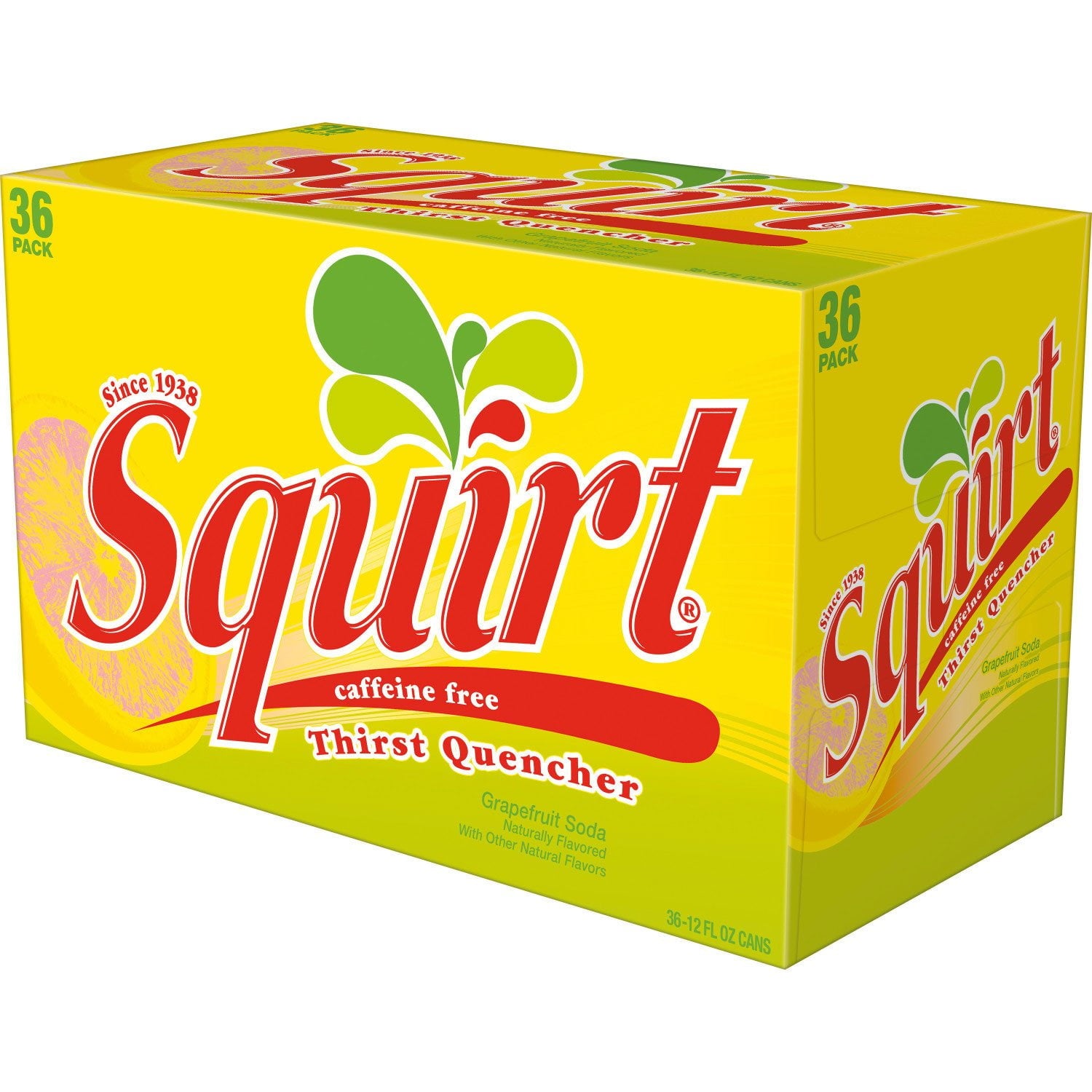 Squirt Citrus Soda, 12 fl. oz., 36 pk.