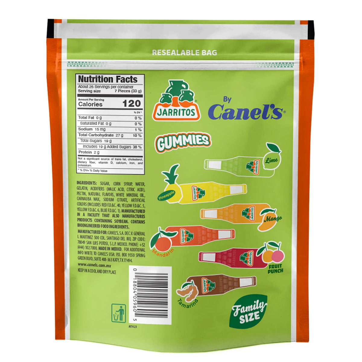 Canel's Jarritos Gummies, 28.8 oz.