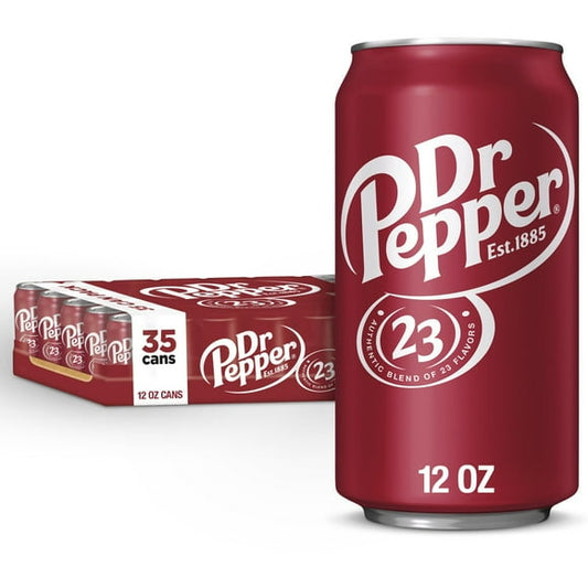 Dr Pepper 12 fl. oz. cans, 35 pk.