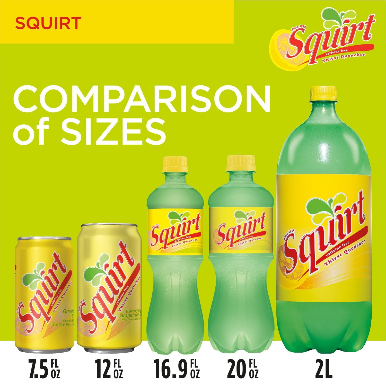 Squirt Citrus Soda, 12 fl. oz., 36 pk.