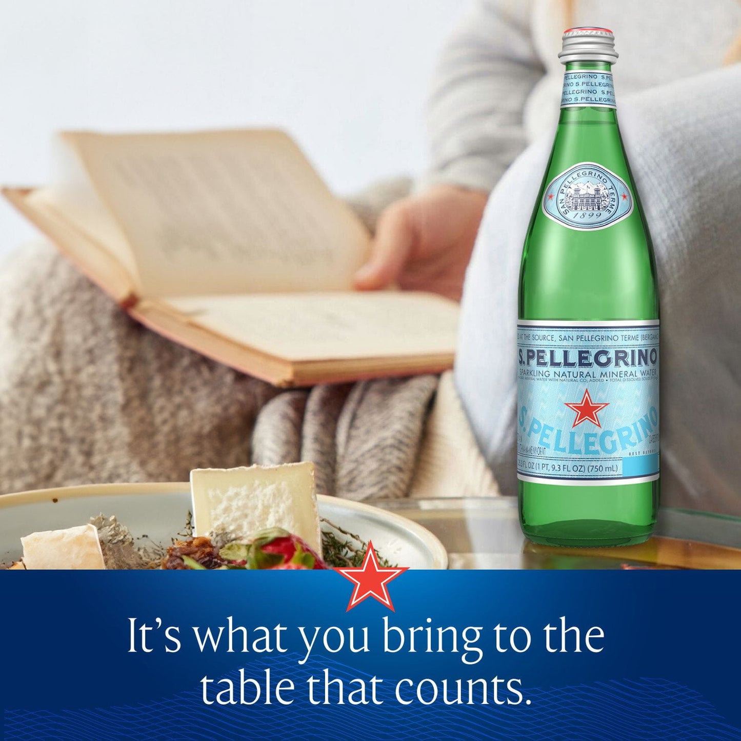 S.Pellegrino Sparkling Natural Mineral Water 25.3 fl. oz., 15 pk.