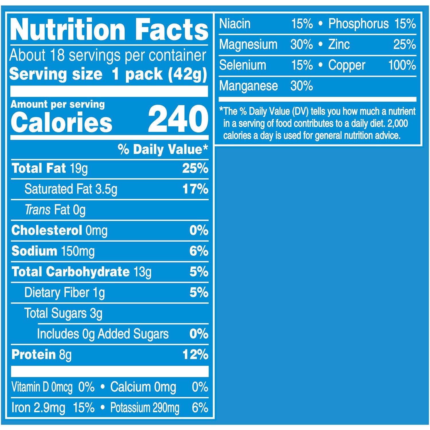 Planters Salted Cashews, 1.5 oz., 18 pk.
