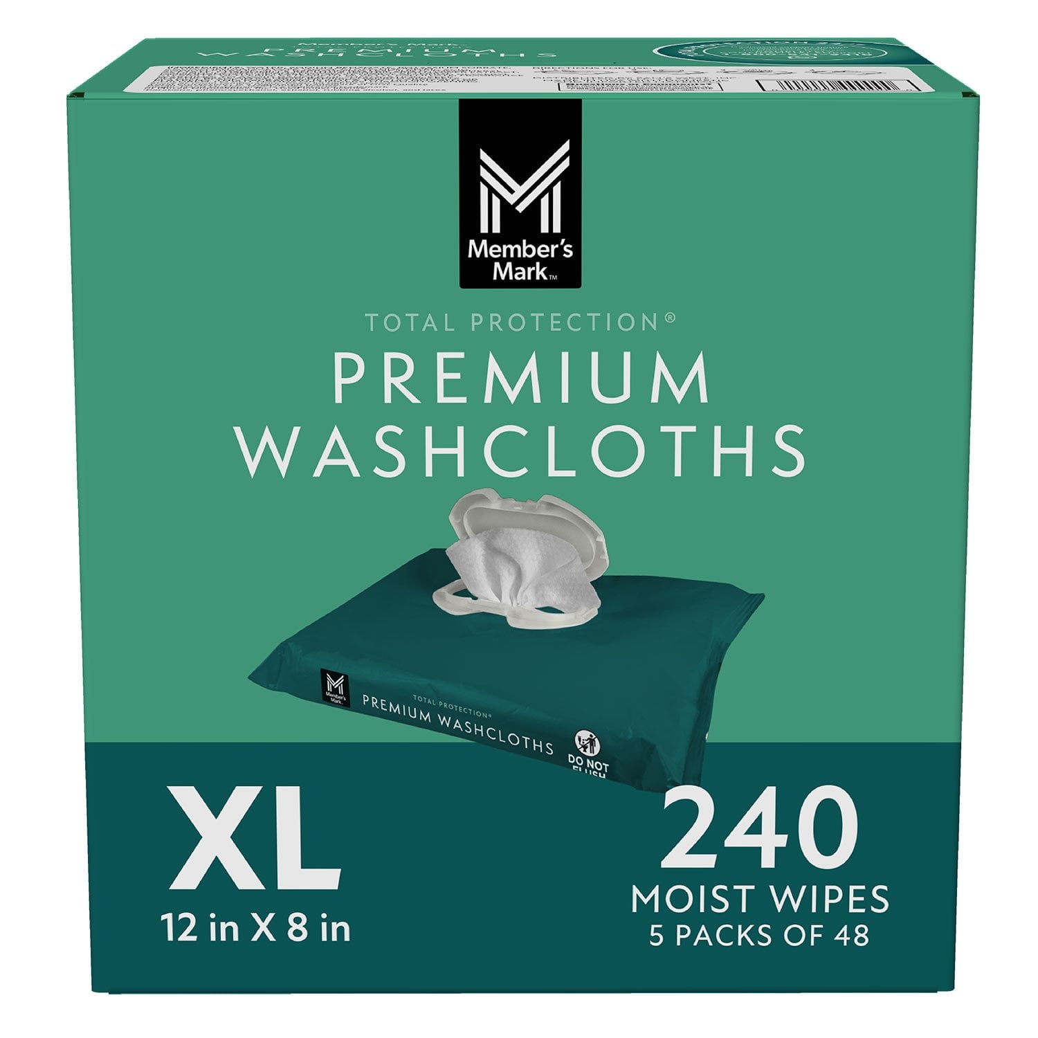 Member's Mark Adult Washcloths, 240 ct.