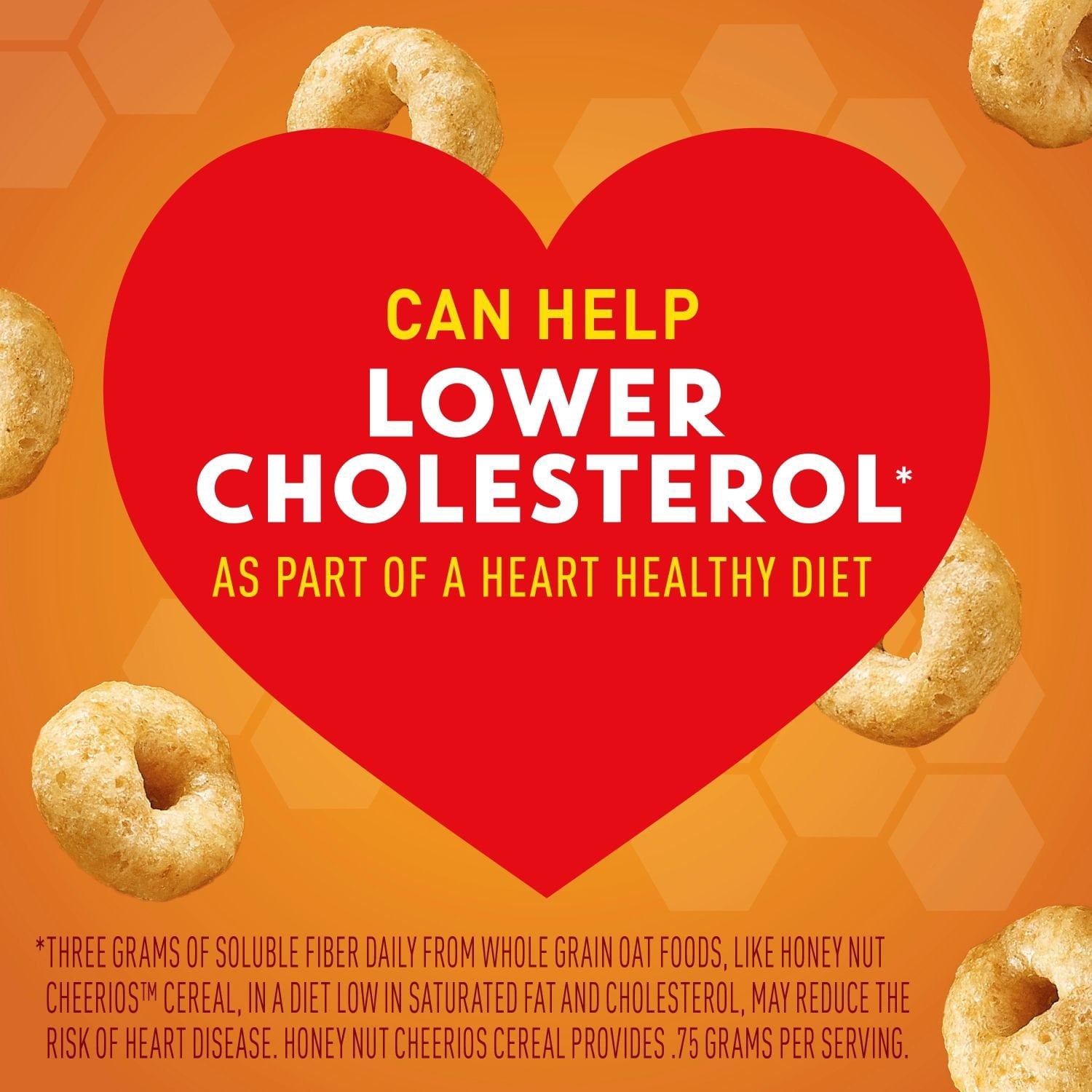 Honey Nut Cheerios Cereal, 48 oz.