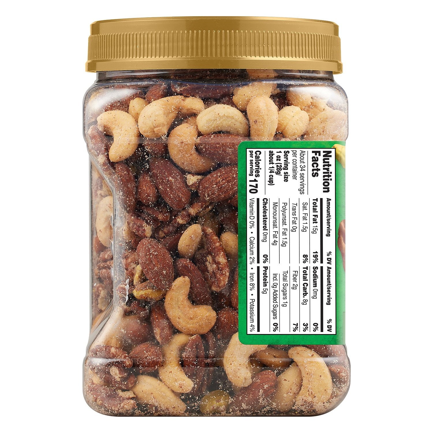 Member's Mark Unsalted Deluxe Mixed Nuts, 34 oz.