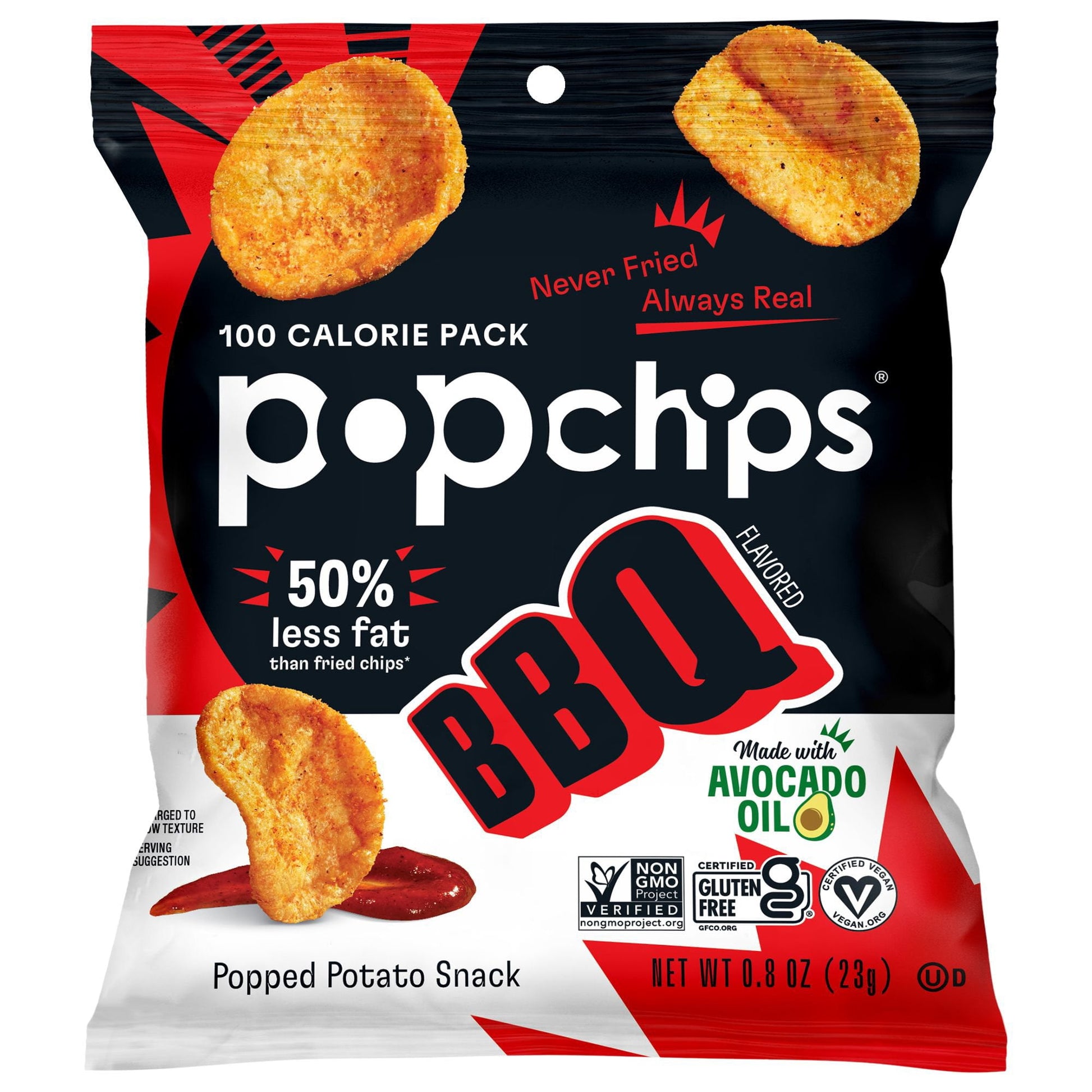 Popchips Variety Pack Chips, 0.8 oz., 30 pk.